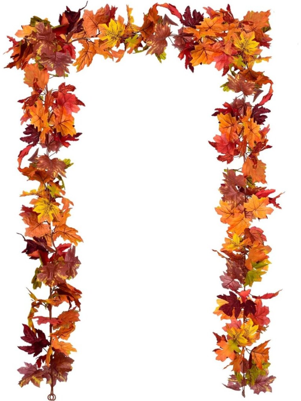 New 2 Pack Fall Garland Maple Leaf Hanging Vine Garland